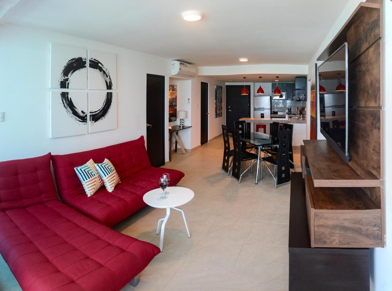 Lindo Departamento Al Pie De Playa Edificio Torre Oceanica Lejlighed Salinas  Eksteriør billede