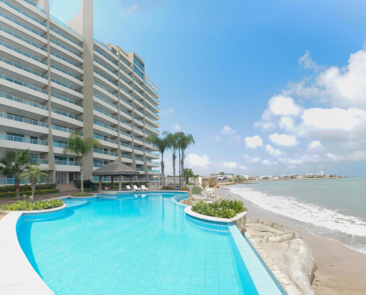 Lindo Departamento Al Pie De Playa Edificio Torre Oceanica Lejlighed Salinas  Eksteriør billede