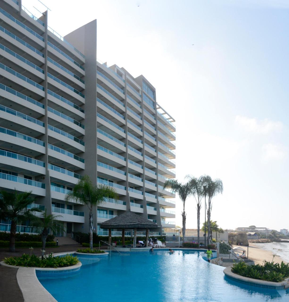 Lindo Departamento Al Pie De Playa Edificio Torre Oceanica Lejlighed Salinas  Eksteriør billede